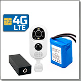 Автономная 4G камера JMC-GH56-4G с аккумулятором 3000 + переходник