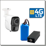 Уличная 4G камера JMC-F1-4G с аккумулятором 3000 + переходник